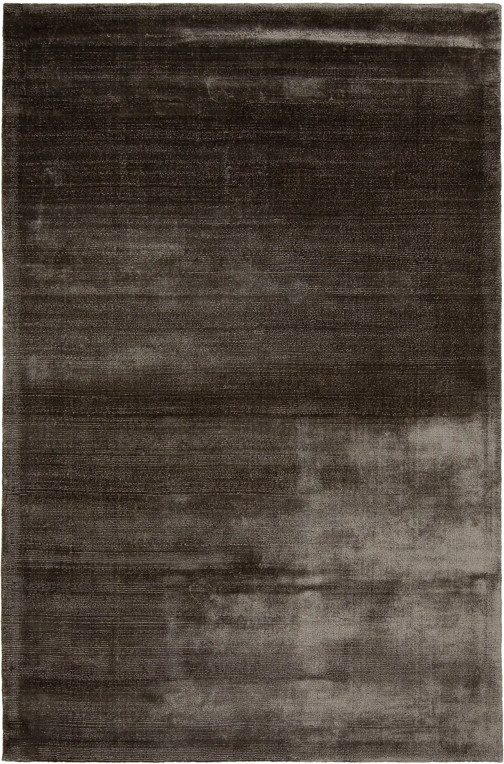 5 x 8 Medium Contemporary Art Silk Gray Area Rug - Libra-1