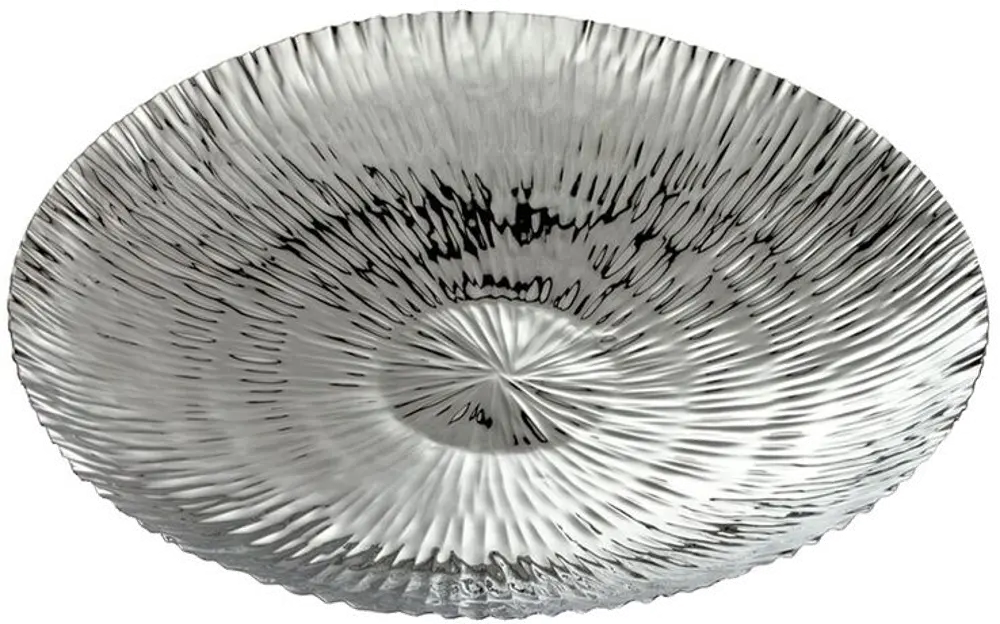 23 Inch Polished Stainless Steel Platter-1