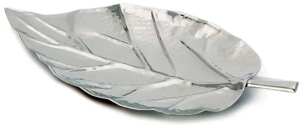 20 Inch Polished Stainless Steel Basil Leaf-1