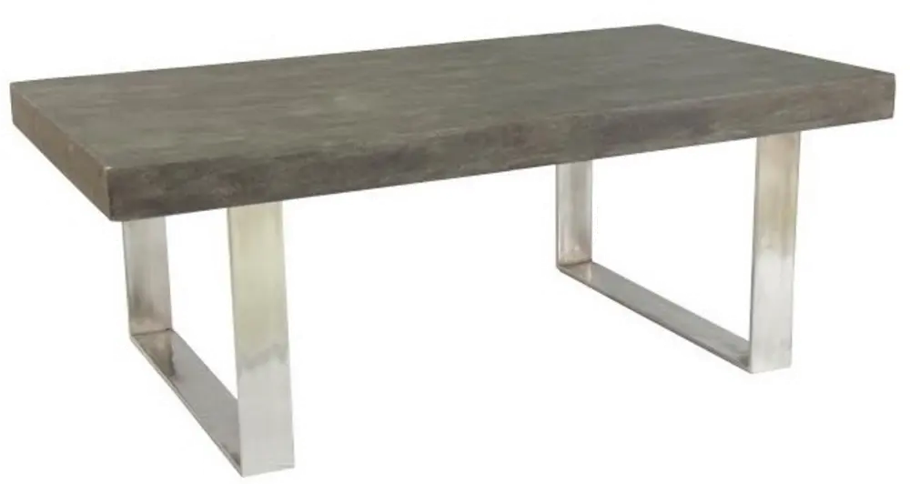 63100 Concrete Gray Coffee Table-1
