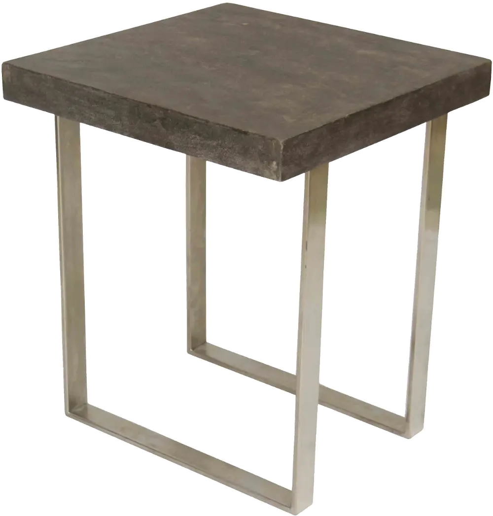 63101 Concrete Gray End Table-1