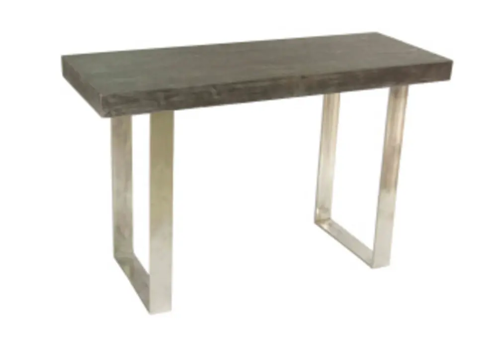 63102 Concrete Gray Console Table-1