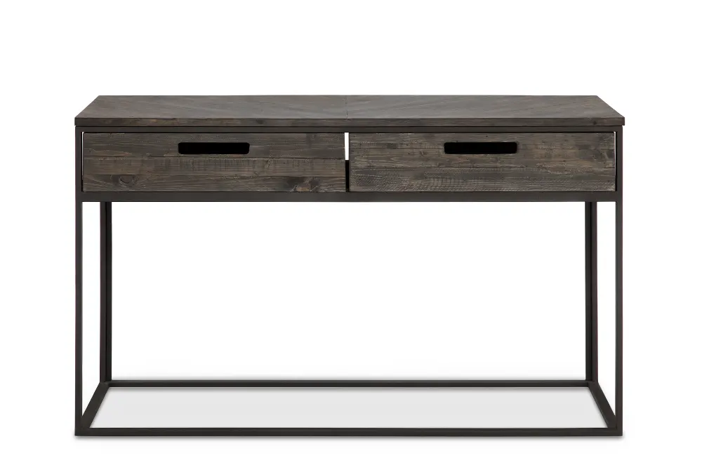 Weathered Charcoal Rectangle Sofa Table - Claremont Collection-1