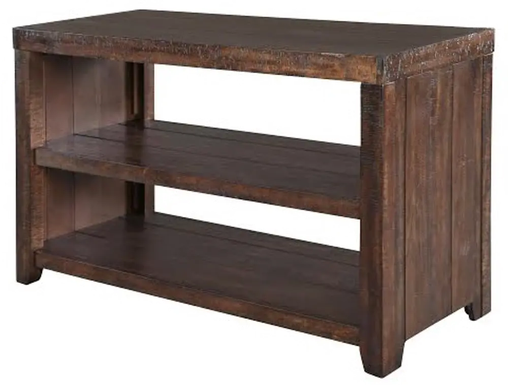 Caitlyn Distressed Rustic Console Table-1