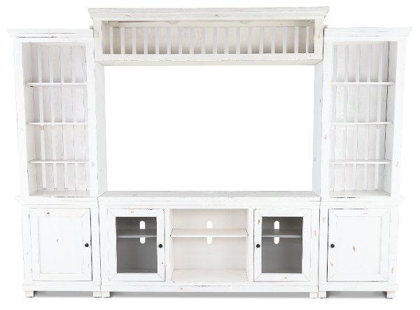 Entertainment Centers Wall Mounted Tv Rc Distressed White 4 Piece Rustic Entertainment Center Willow