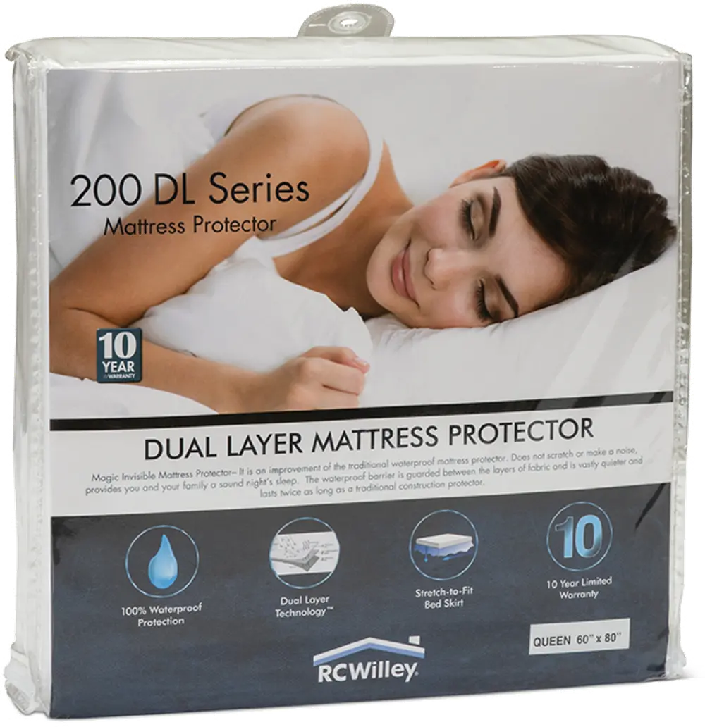 Dual Layer King Mattress Pad and 10-Year Limited Protection Plan - 200 DL Series-1
