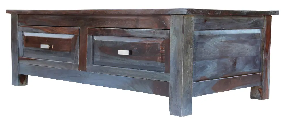 Tahoe Gray Rustic Casual Cocktail Table-1