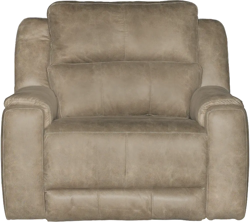 Dazzle Vintage Taupe Power Recliner-1