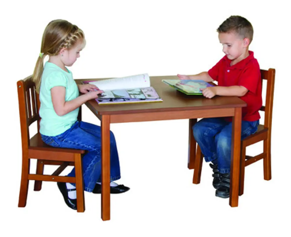 Kids Table & Chairs Set - Classic Mission-1