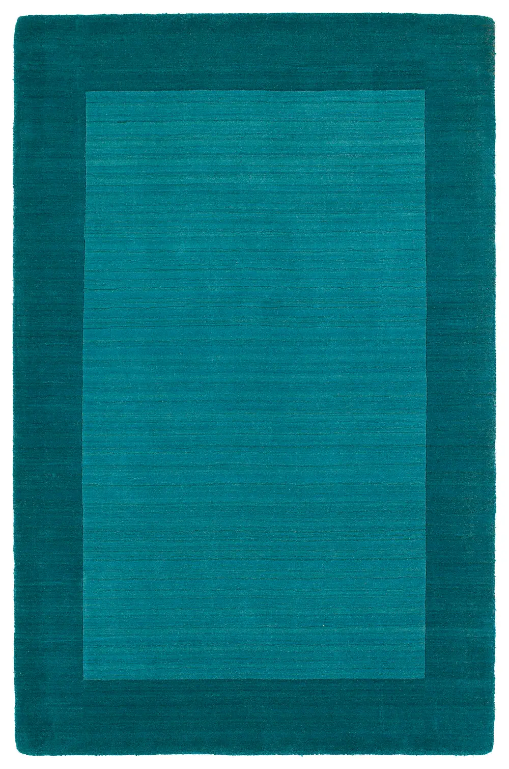 5 x 8 Medium Wool Turquoise Area Rug - Regency-1