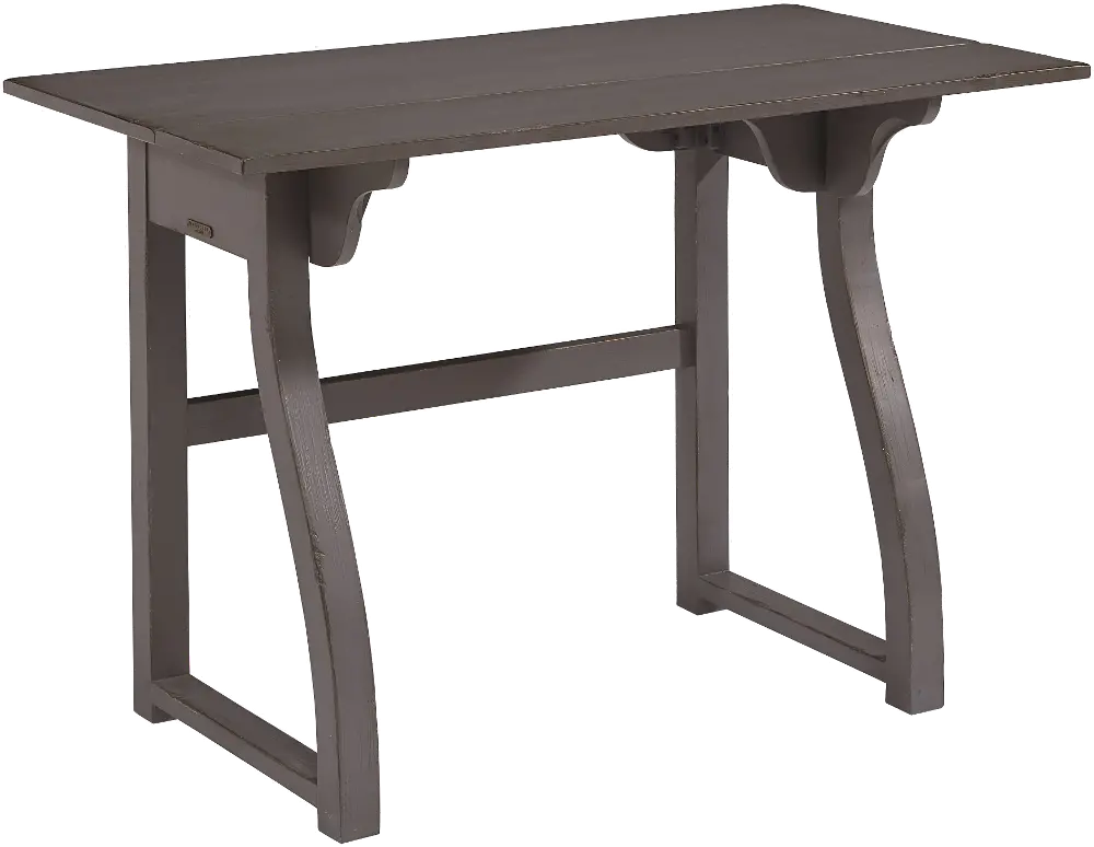 43 Inch Magnolia Home Furniture Elements Gray Small Writing Desk-1