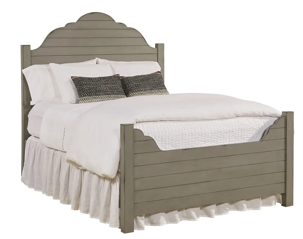 Magnolia Home Furniture Gray Shiplap King Bed-1