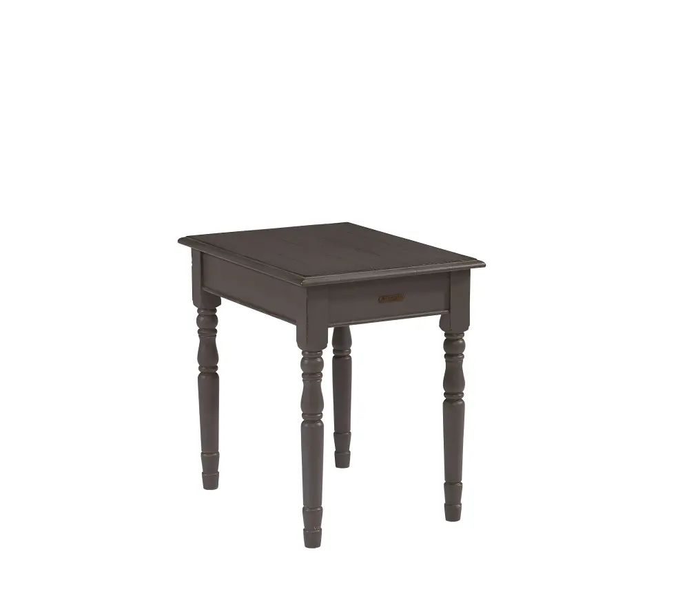 Magnolia Home Furniture Primitive French Gray End Table-1
