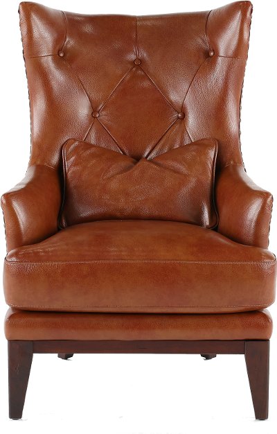 Brewster Chestnut Brown Leather Match, Brown Leather Sofa With Accent Chairs