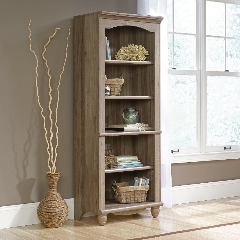 Salt Oak Bookcase Harbor View Rc Willey Furniture Salt Oak Bookcase Harbor View
