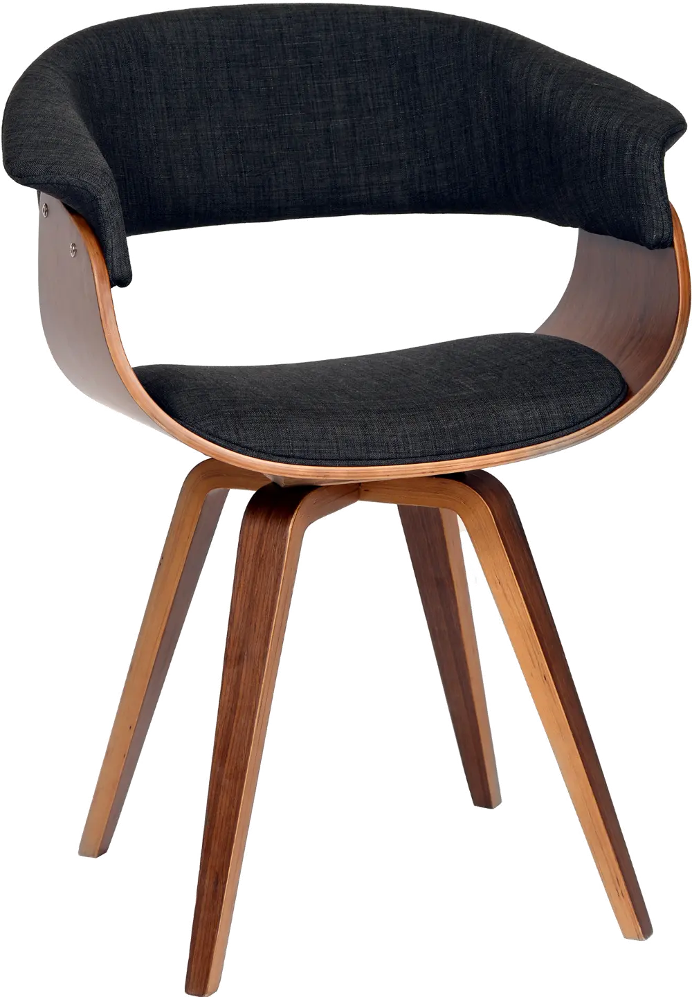 LCSUCHWACH Summer Charcoal and Walnut Dining Room Chair-1