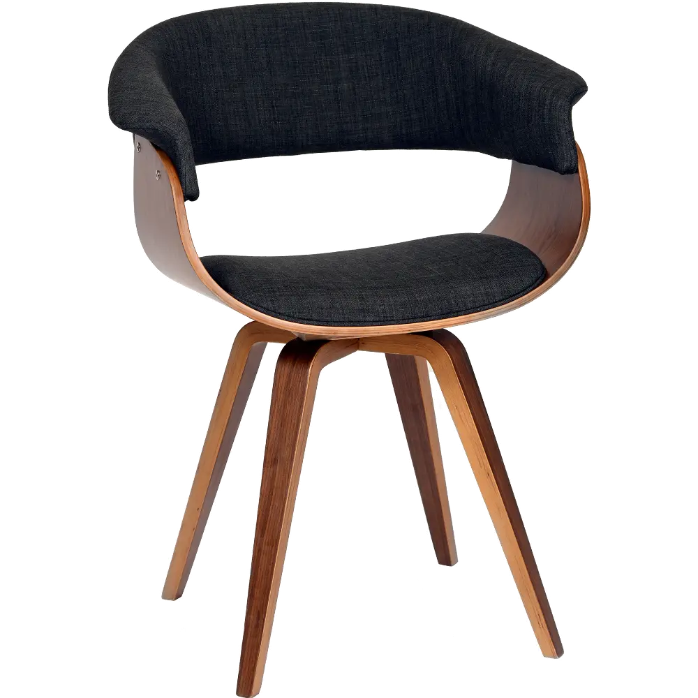 Summer Charcoal and Walnut Dining Room Chair-1