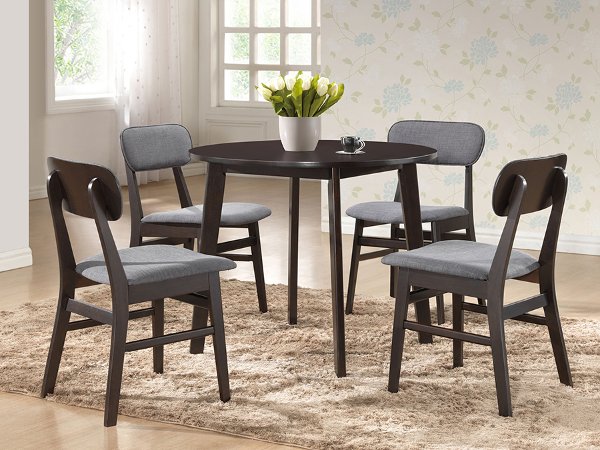 Dining Room Chairs And Furniture From Rc Willey Page 4 Rt336 Chr 2 Dark Brown Wood Dining Chair Pair Debbie