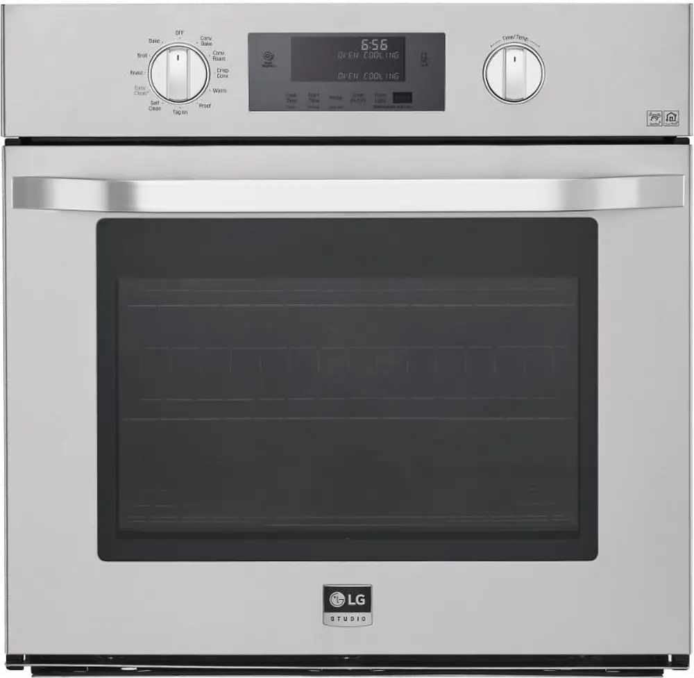 LSWS306ST LG STUDIO 30 Inch Single Wall Oven - 4.7 cu. ft. Stainless Steel-1