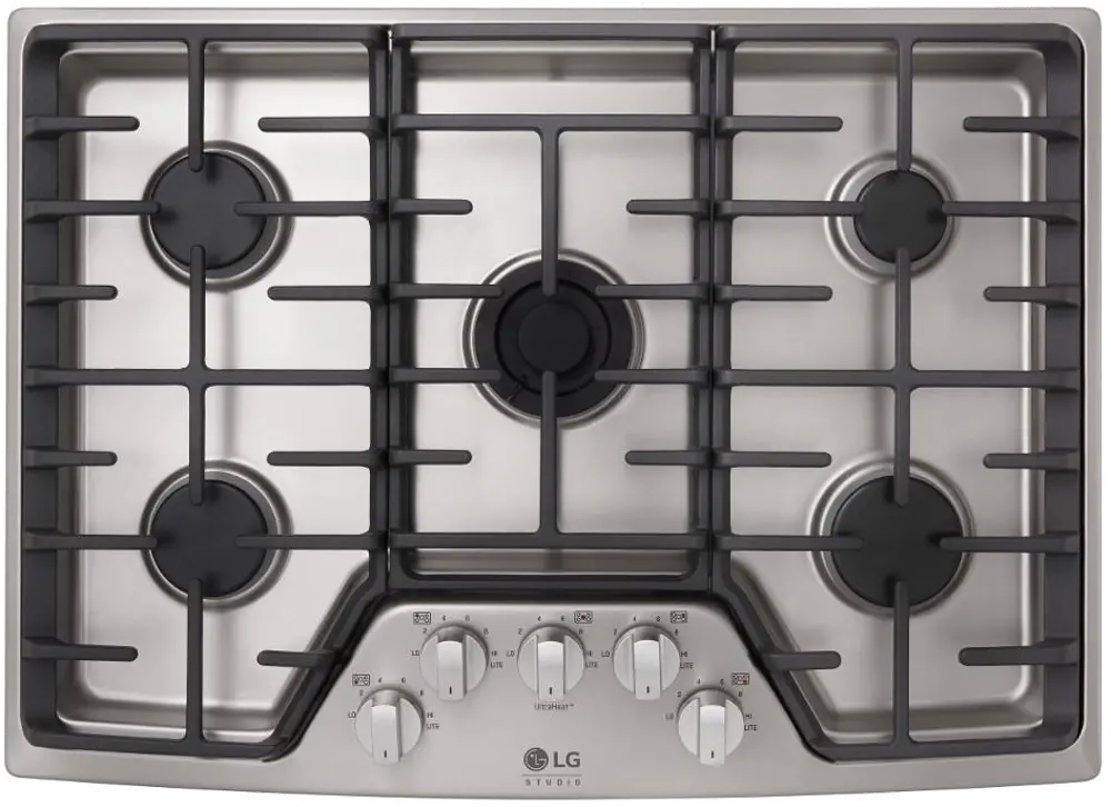 LSCG307ST LG STUDIO 30 Inch Gas Cooktop - Stainless Steel-1
