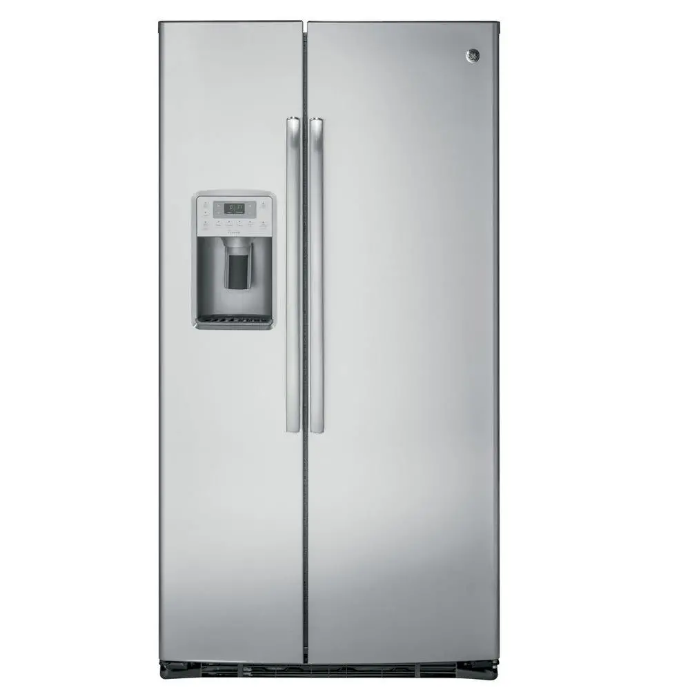 PZS22MSKSS GE Profile Side-by-Side Refrigerator - 36 Inch Counter Depth Stainless Steel-1