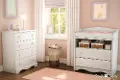 3680A2 Angel White Changing Table and 4-Drawer Chest - South Shore