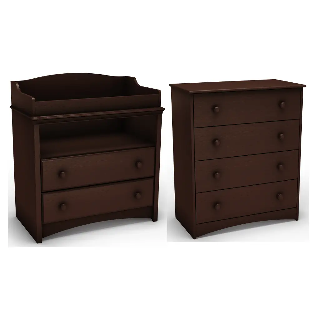 3559A2 Angel Espresso Changing Table and 4-Drawer Chest-1