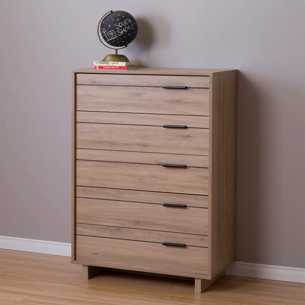 9067035 Fynn Rustic Oak Chest of Drawers-2