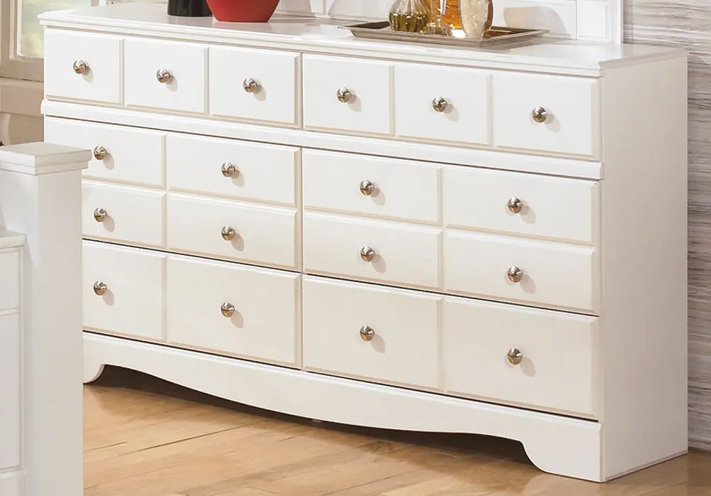 Weeki White Classic Contemporary Dresser-1