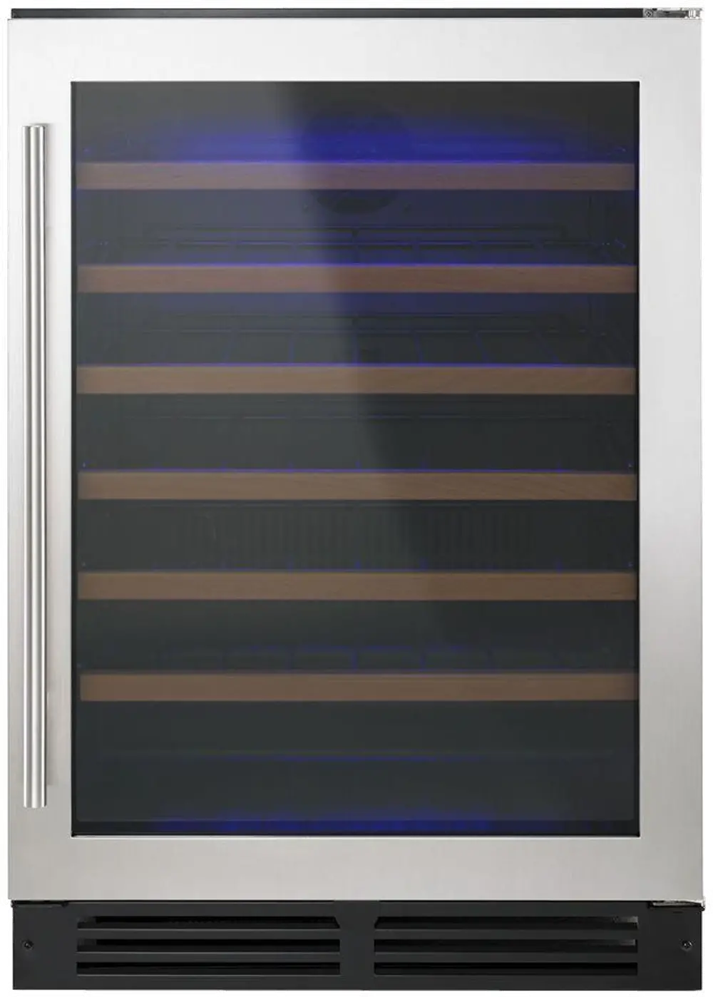 WUW35X24DS Whirlpool Undercounter Wine Cooler with Custom Temperature Control - Stainless Steel-1