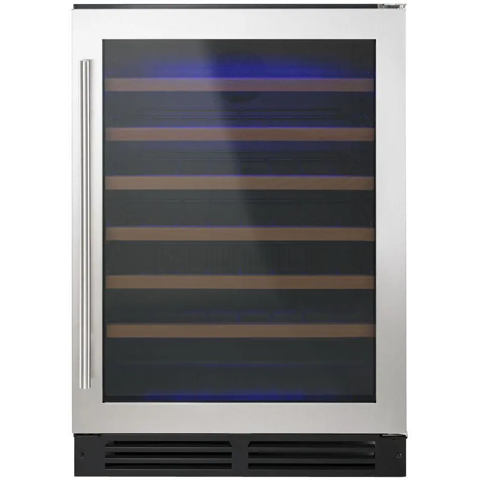 WUW35X24DS Whirlpool Undercounter Wine Cooler with Custom Temperature Control - Stainless Steel-1