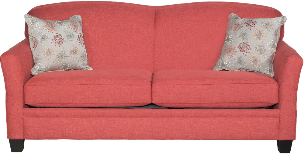 Vermillion Red Sofa Bed - Hilleary-1