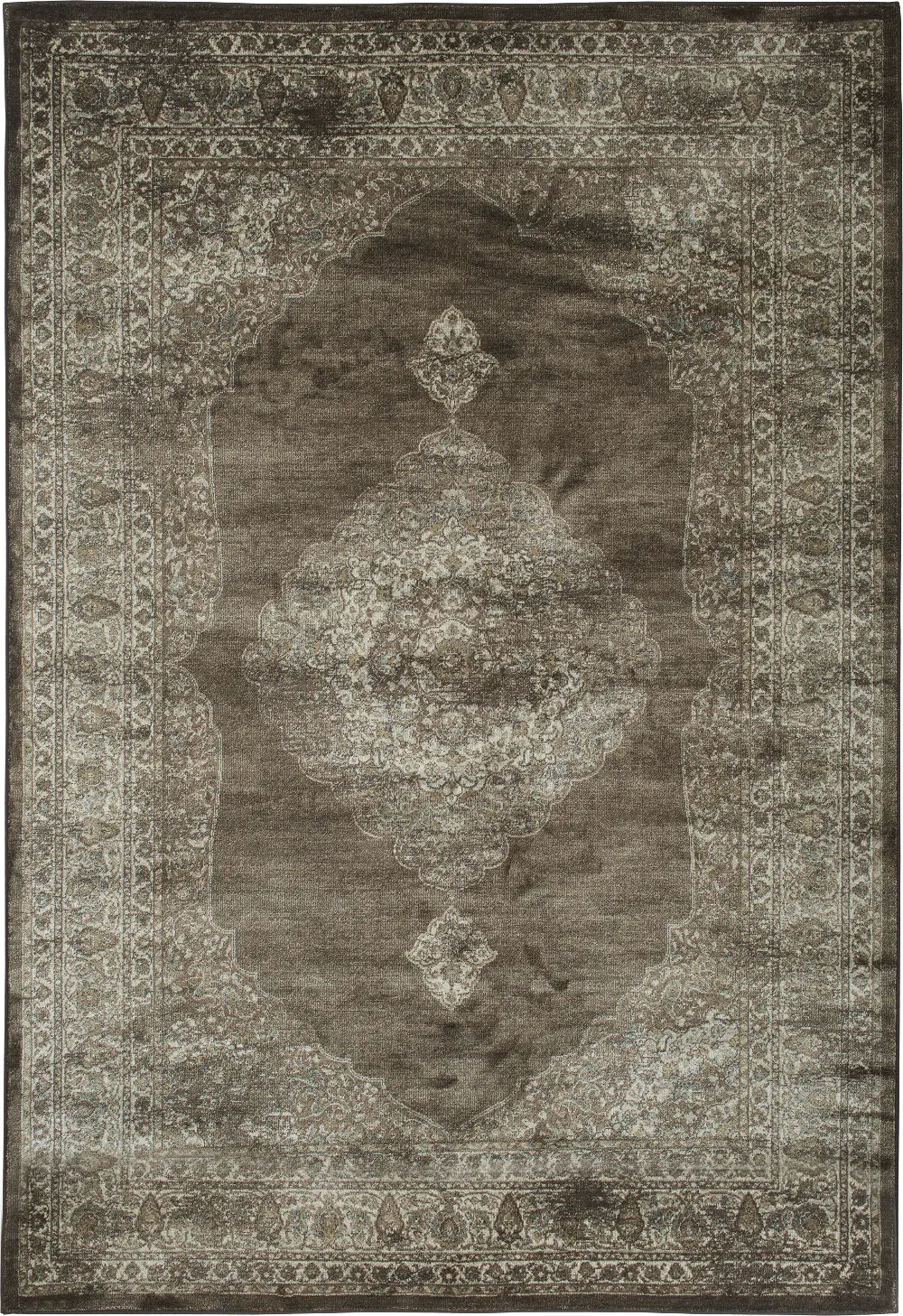 Sonoma 5 x 8 Brown and Beige Area Rug-1