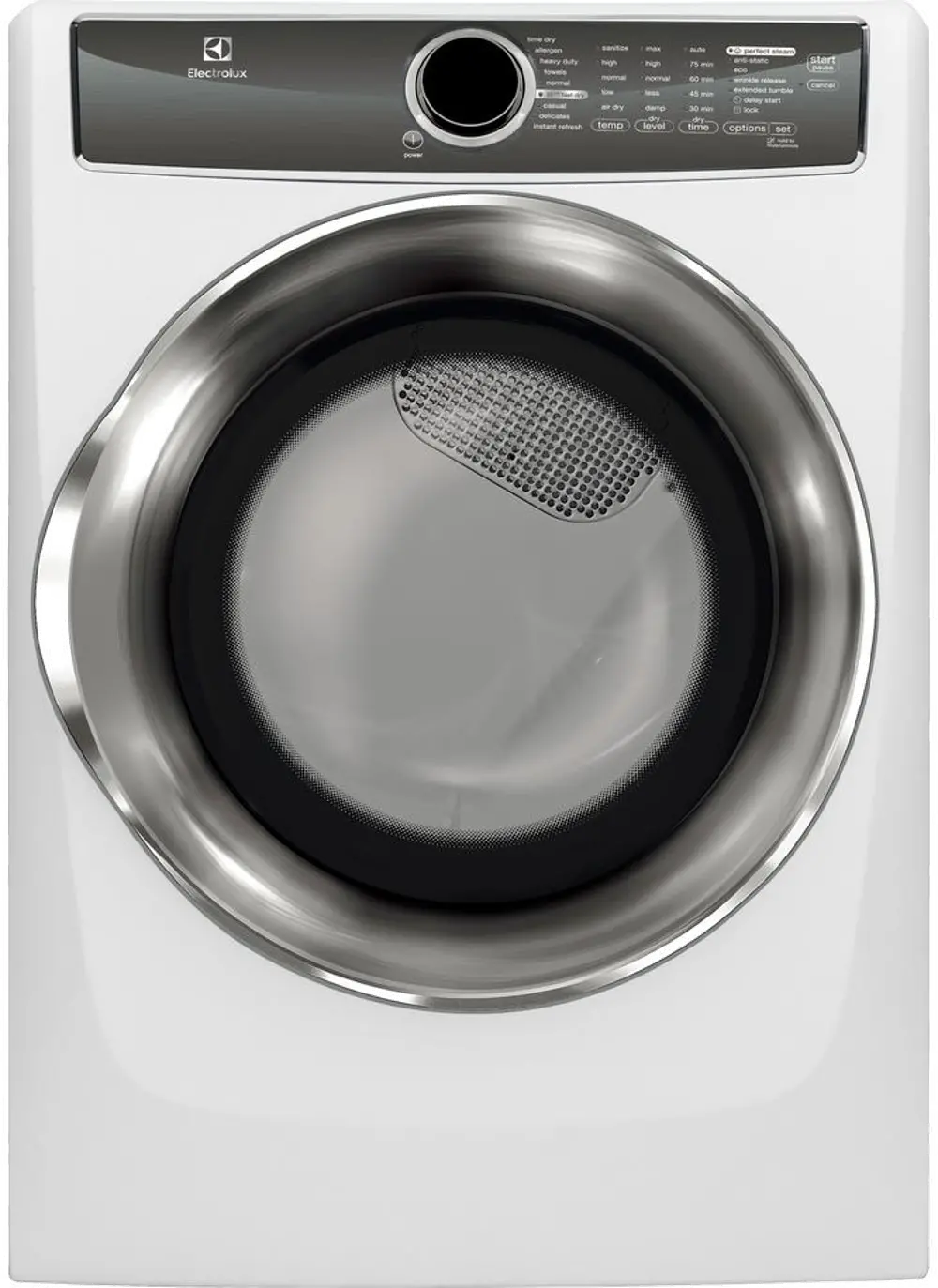 EFME617SIW Electrolux 8.0 cu. ft. Electric Dryer with Instant Refresh - White-1