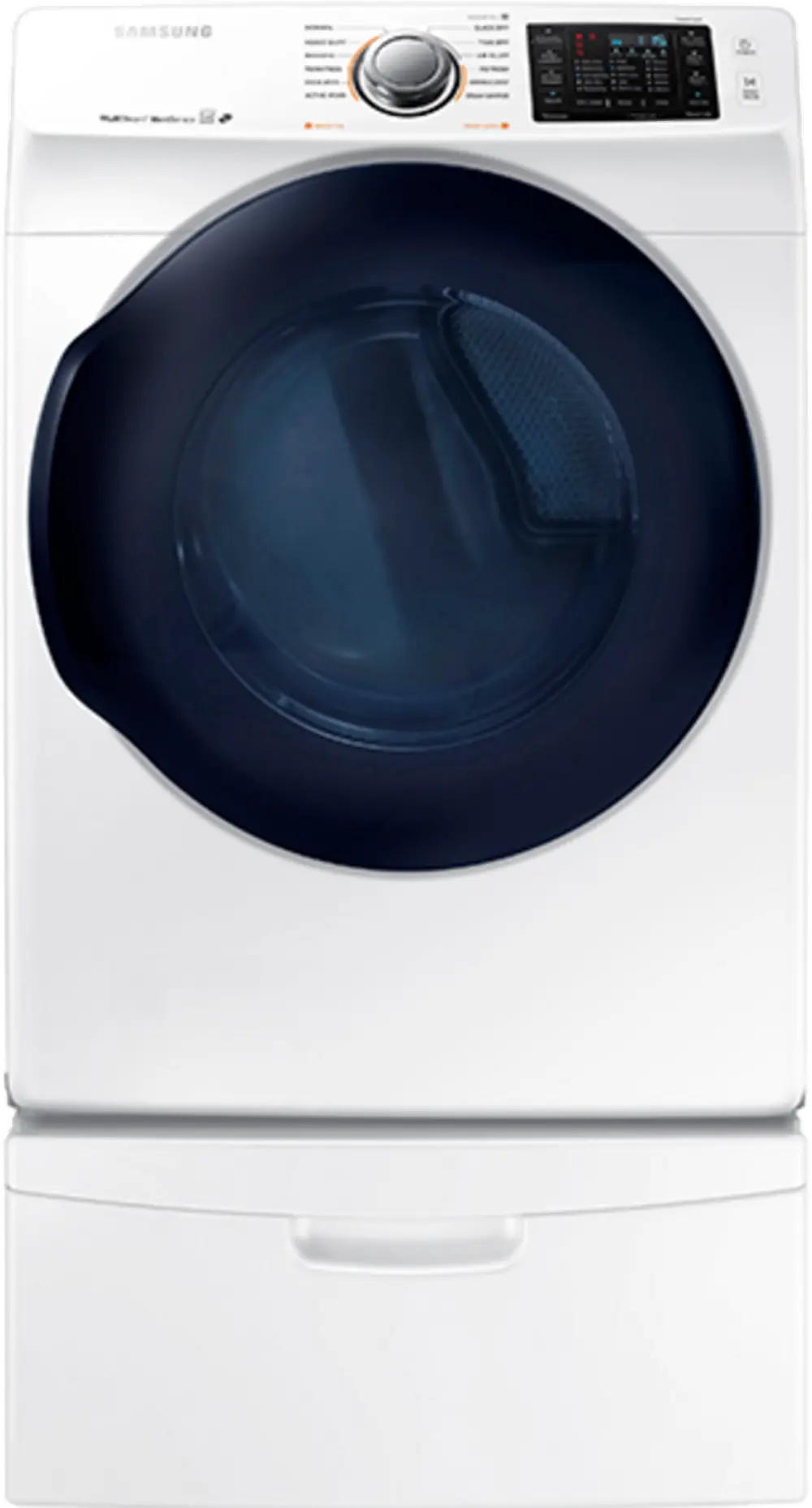 DV45K6200EW Samsung White 7.5 cu. ft. Electric Dryer-1