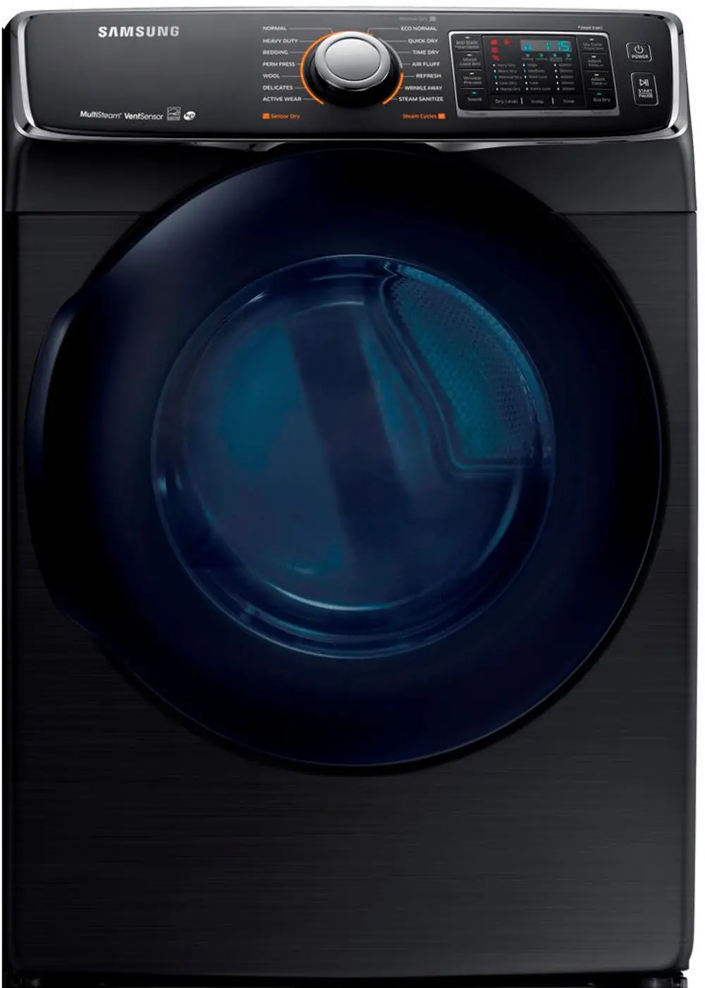 DV45K6500EV Samsung Multi-Steam Electric Dryer -  7.5 cu. ft. Black Stainless Steel-1