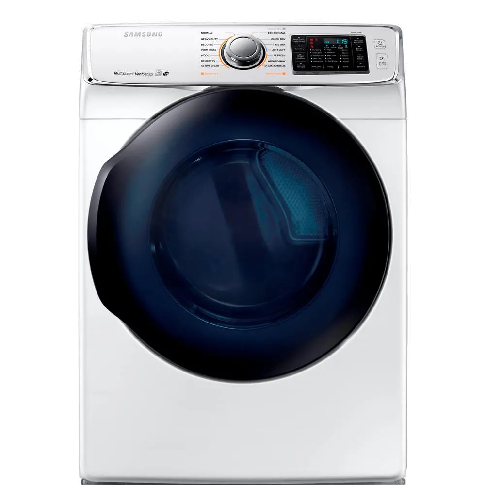 DV50K7500EW Samsung Electric Dryer Eco-Dry Technology - 7.5 cu. ft. White-1