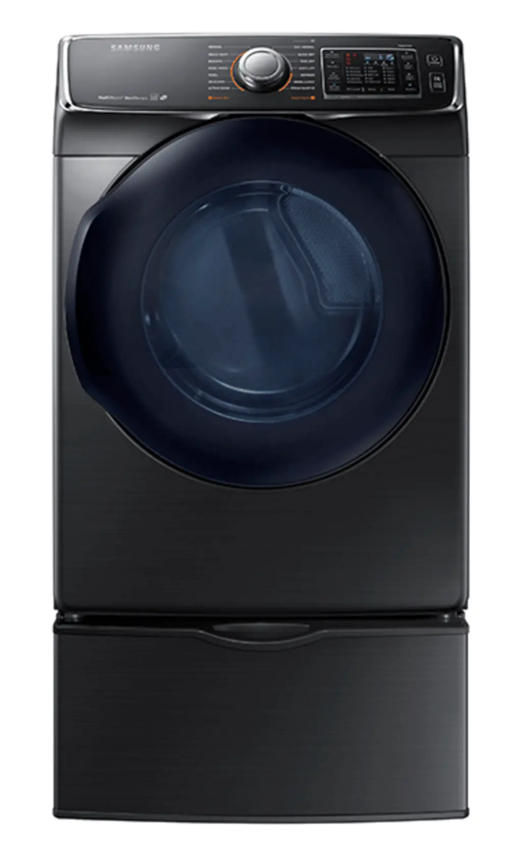 DV50K7500GV Samsung Gas Dryer - 7.5 cu. ft. Black Stainless Steel-1