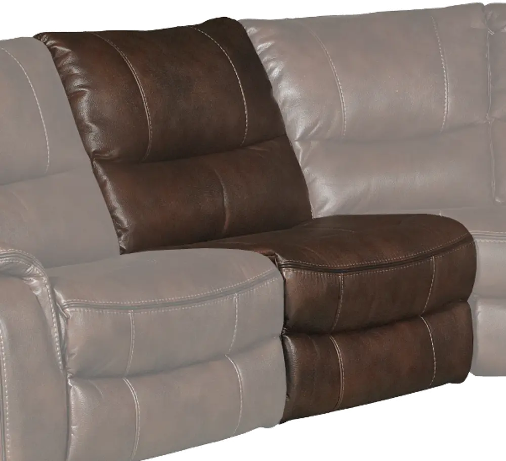 Brown Armless Chair - Wayne-1
