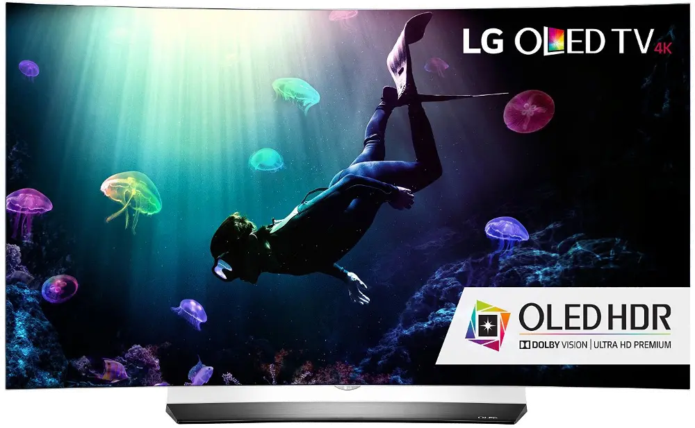 OLED55C6 LG C6 Series 55 Inch Curved OLED 4K HDR Smart TV-1