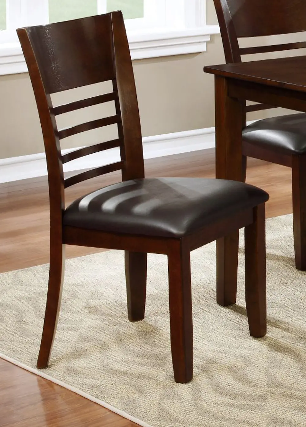 Brown Cherry Side Chair - Colin Collection-1