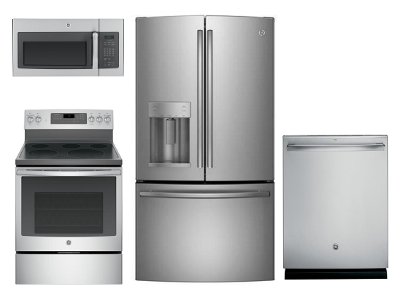 ge stainless steel kitchen appliance package | rc willey furniture ge stainless steel kitchen appliance package | rc willey furniture