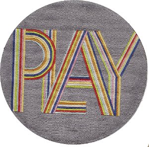 Round Area Rugs Living Room Rc Willey Furniture 5 Round Gray Pink Play Area Rug