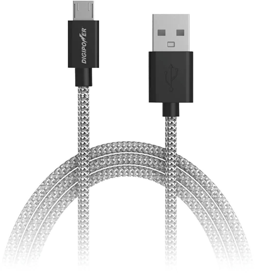 SP-DCF6,6FT-MICRO DigiPower 6 Foot Micro USB Braided Cable-1