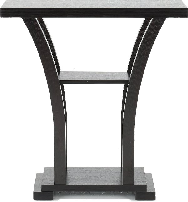 Dark chocolate console table