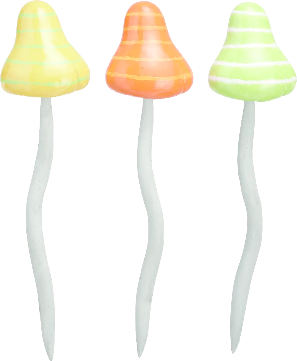 Assorted Umbrella Mushroom Stake-1