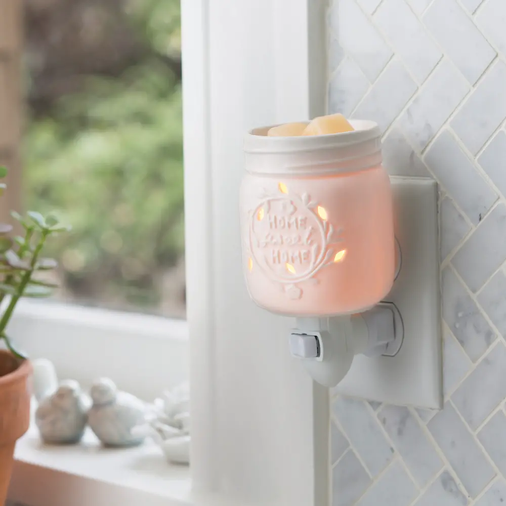 Mason Jar Pluggable Fragrance Warmer - Candle Warmers-1
