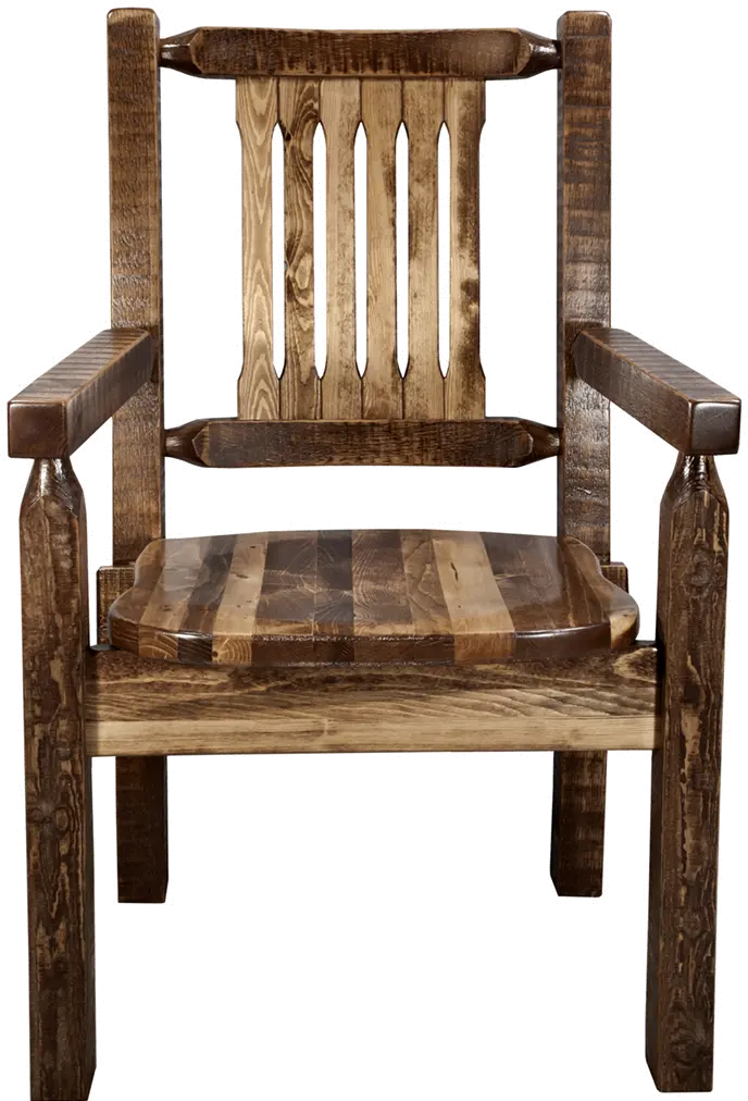 Homestead Rustic Captains Dining Chair