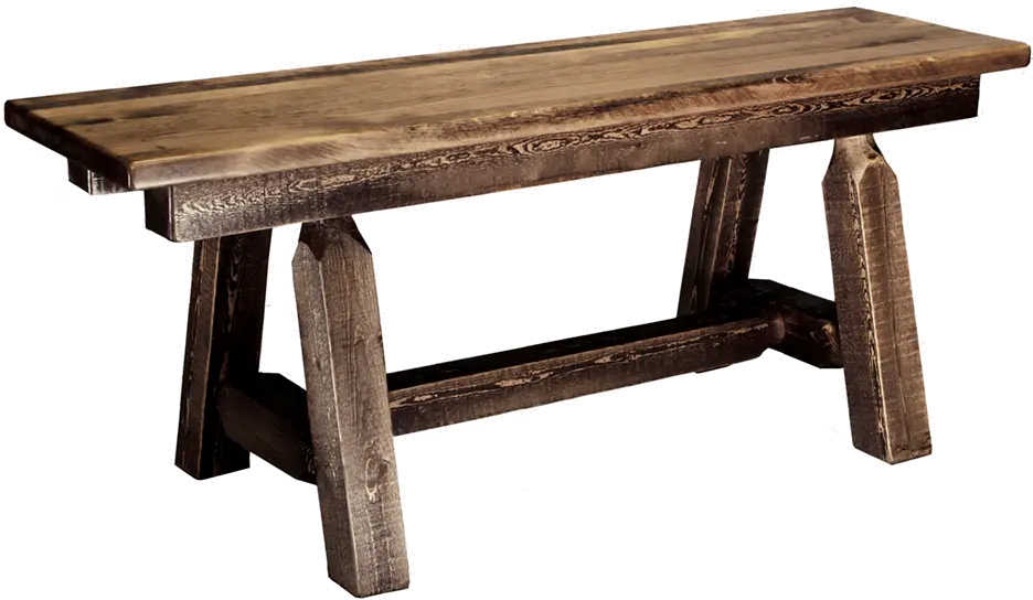 MWHCPSB4SL Homestead Plank Style Bench (4 Foot) sku MWHCPSB4SL