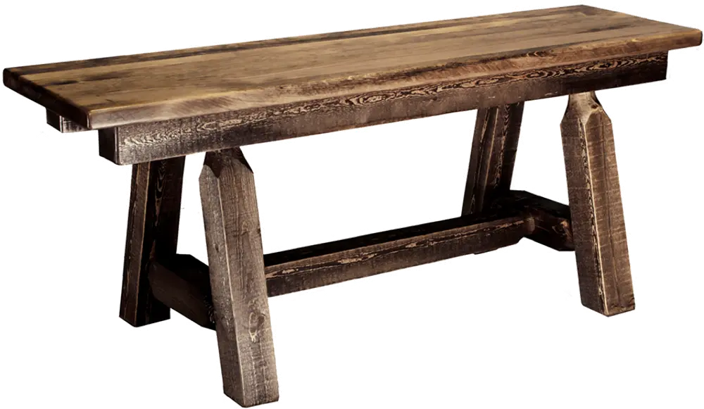 Homestead Plank Style Bench (4 Foot)-1